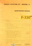 Fanuc-Fanuc System 3T - Model C, Control Maintenance B-53985E-01 Manual 1983-3T-C-01